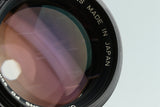 Canon FD 85mm F/1.8 Lens #36873F5