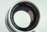 Leica Leitz Summicron 50mm F/2 Lens for Leica L39 #38688T