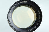 Canon FL 58mm F/1.2 Lens #40417F4