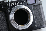 Nikon S2 Repainted Black 35mm Rangefinder Film Camera #41829D5