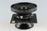 Schneider-Kreuznach Super-Angulon 72mm F/5.6 MC Lens #49311B5