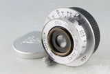 Leica Leitz Elmar 35mm F/3.5 Lens for Leica L39 #50805T