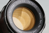 Asahi Pentax Super-Takumar 55mm F/1.8 Lens for M42 Mount #53086H32#AU
