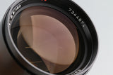 Contax Carl Zeiss Sonnar T* 180mm F/2.8 MMJ Lens for CY Mount #53726A2