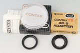 Contax T3 30.5mm Black Adapter + P Filter #54474F2