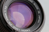 Canon FD 50mm F/1.4 Lens #56505F4