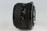 Canon FD 50mm F/1.4 Lens #56505F4
