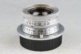 Nikon Nippon Kogaku W-Nikkor.C 35mm F/3.5 Lens for Leica L39 #56922C2