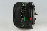 Canon FD 50mm F/1.4 Lens #57628F4