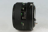Canon FD 50mm F/1.4 Lens #57628F4