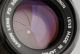 Canon FD 50mm F/1.4 Lens #57673F4