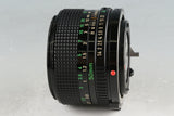 Canon FD 50mm F/1.4 Lens #57674F4