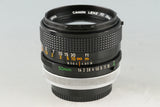 Canon FD 50mm F/1.4 S.S.C. Lens #57862G21