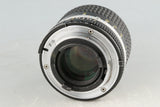 Nikon Nikkor 85mm F/2 Ais Lens #58069A3