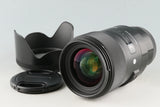 Sigma Art 35mm F/1.4 DG Lens for E-Mount #58164E6