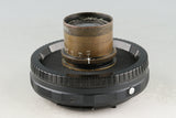 J.H.Dallmeyer London No.3 SER IV CARFAC PATENT 180mm F/6.3 Pentax 67 Mount Modified Lens #58337C4