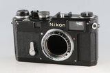 Nikon S3 Black Paint 35mm Rangefinder Film Camera #59695D1