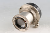 Leica Leitz Hektor 50mm F/2.5 Nickel Lens for Leica L39 #60108T