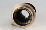Leica Leitz Hektor 50mm F/2.5 Nickel Lens for Leica L39 #60108T