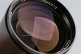 Contax Carl Zeiss Sonnar T* 180mm F/2.8 MMJ Lens for CY Mount #60468A2