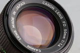 Canon FD 50mm F/1.4 Lens #60596F5