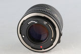 Canon FD 50mm F/1.4 Lens #60596F5