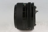 Canon FD 50mm F/1.4 Lens #60596F5