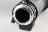 Nikon Nikkor ED 400mm F/5.6 Ais Lens #61149F6