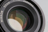 Nikon FM + Nikkor 50mm F/1.8 Ais Lens #61206D3
