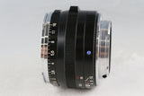 Carl Zeiss C Sonnar T* 50mm F/1.5 ZM Lens for Leica M #61772E5