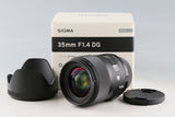 Sigma Art 35mm F/1.4 DG Lens for Nikon F With Box #61916L7