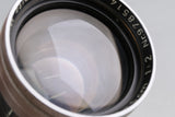 Leica Leitz Summitar 50mm F/2 Lens for Leica L39 #61935T