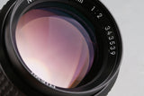 Nikon Nikkor 85mm F/2 Ais Lens #61949A4