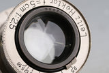 Leica Leitz Hektor 50mm F/2.5 Nickel Lens for Leica L39 #61953T