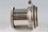 Leica Leitz Hektor 50mm F/2.5 Nickel Lens for Leica L39 #61953T