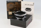Olympus OM-System OM Lens Mount Adapter Pen F With Box #62243L8