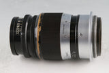 Leica Leitz Elmar 90mm F/4 Lens for Leica L39 + LM Ring #62296T