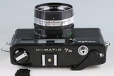 Minolta Hi-Matic 7s Black 35mm Film Camera #62695H13