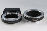 Contax Carl Zeiss Distagon T* 35mm F/1.4 MMJ Lens + C/Y-L/M + LM-EA7 Mount Adapter #63031A1