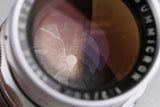 Leica Leitz Summicron 50mm F/2 Lens for Leica M #63103T