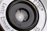 Leica Leitz Elmar 35mm F/3.5 Lens for Leica L39 #63108T
