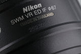Nikon AF-S Nikkor 70-300mm F/4.5-5.6 G ED VR Lens #63350A6