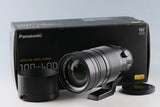 Panasonic Lumix Leica DG Vario-Elmar 100-400mm F/4-6.3 ASPH. Lens for M4/3 #63352L9