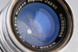Nikon Nippon Kogaku Nikkor-H.C 50mm F/2 Lens for Leica L39 #63356C2