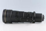 Nikon AF-S Nikkor 500mm F/4 G ED VR N Lens #63402L