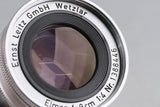 Leica Leitz Elmarit 90mm F/4 Lens for Leica M #63566T