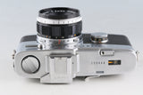 Olympus-Pen F 35mm Half Frame Camera + F. Zuiko Auto-S 38mm F/1.8 Lens #63577D3