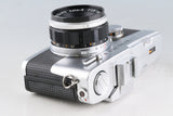 Olympus-Pen F 35mm Half Frame Camera + F. Zuiko Auto-S 38mm F/1.8 Lens #63577D3