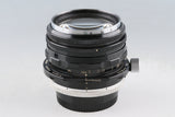 Nikon Nippon Kogaku PC-Nikkor 35mm F/3.5 Lens #63608A5