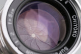 Chiyoko Super Rokkor 50mm F/2 C Lens for Leica L39 #63609C1